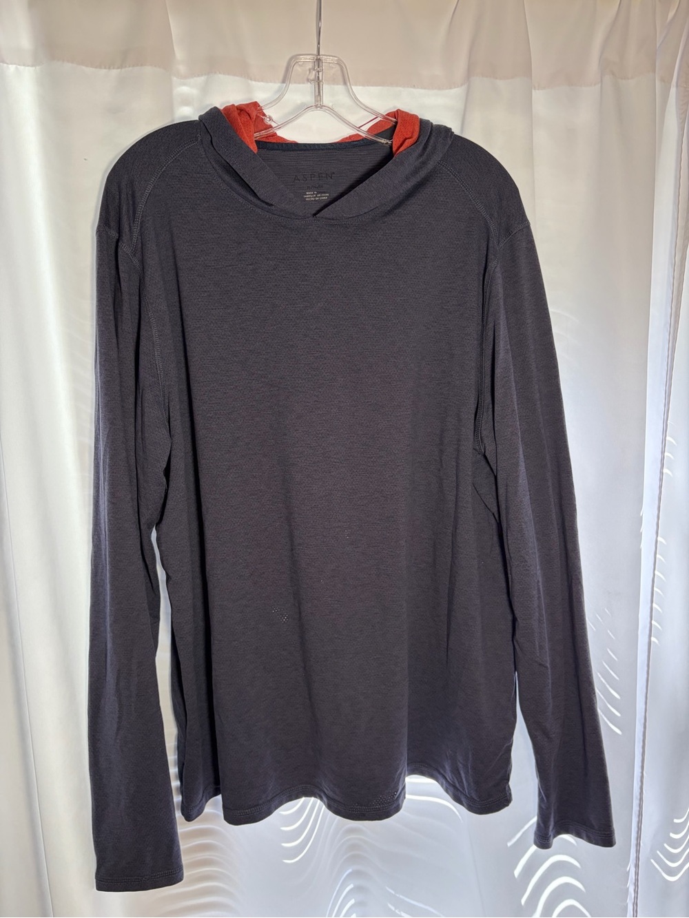 ASPEN Men's Blue Long Sleeve Hoodie size XL